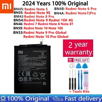 100% Prvotne Kakovostne Baterije Za Xiaomi Hongmi Redmi 7 10X Note9 Note10 Opomba 5 6 8 8T 9 9 10 10 Pro Baterije Bateria