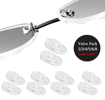 2/3/4/5/6/8 Parov Nos Blazinice za Oakley Coverdrive OX3129 Očala Okvir, Jasno, Zamenjava Nos Kos Varovala - Value Pack