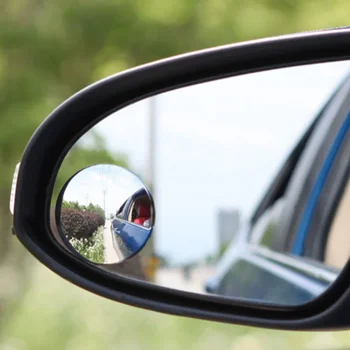 2pcs Auto 360 širokokotni Krog Konveksno Ogledalo Strani Blindspot za Mitsubishi Asx Outlander Lancer EX Pajero Evolution Eclipse