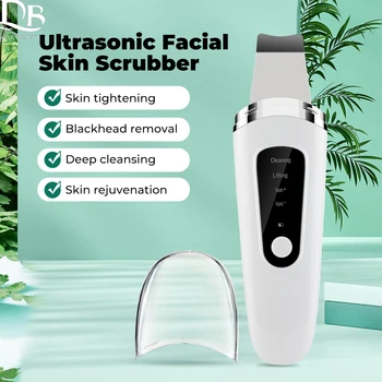 4 Načini Ultrazvočno Kože Scruber Blackhead Odstranjevalec Obraz Globinsko Čiščenje Pralni Obraza Por Čistilo Ion Uvoz Pralni Za Nego Kože