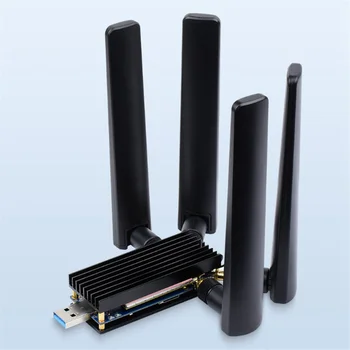 5G DONGLE Adapterja Širitev Odbor s Štiri Antene USB3.1 Vmesnik M. 2 USB3.1 za Raspberry Pi Jetson Nano
