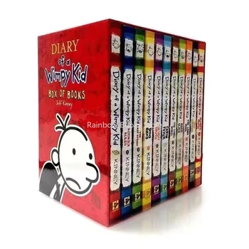 8 Knjig Dnevnik Wimpy Kid angleški Knjigi Dnevnik Wimpy Kid Otrok Fiction Knjig, Manga Knjigi angleške Knjige
