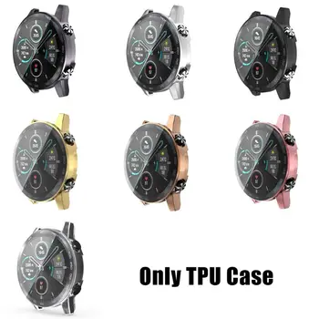 Galvanoplastika TPU Watch Kritje Lupini Screen Protector Primeru za Čast Magic 2 46mm Smartwatch Dodatki