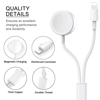 Kabel za Apple Gledati Serije 8 7 6 5 4 3 MP USB 3 v 1 Hitro Prenosni Polni Kabel za iPhone 14/13/12/11/10/Max/Airpods