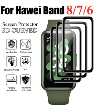 Mehko Stekla Za Huawei Watch Fit 2 Smartwatch Zaščitnik Zaslon Zaščitna Folija Za Huawei Bnad 8 6 7 Pro Honor 6 Pokrov Trak