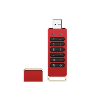 Varno USB Disk, 32GB Šifrirane USB Flash Drive Hardware Password Memory Stick s Tipkovnico USB 3.0 Disk, Flash