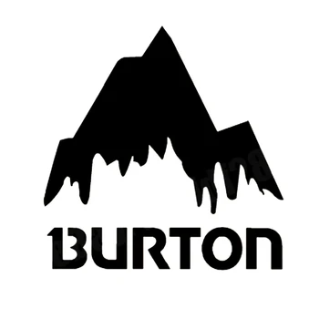 Visoka Kakovost Burton Mountain Smučarski Snowboard Okno Avtomobila Odbijača Novost Drift Nepremočljiva in zaščito pred soncem, Vinilne Nalepke,16*16 cm