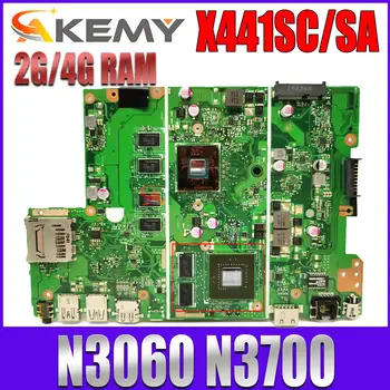 Za ASUS A441SC A441SA X441SA X441SC F441S X441S A441S Prenosni računalnik z Matično ploščo N3050/N3060 N3700/N3710 2GB/4GB-RAM Mainboard