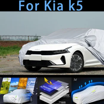 Za Kia K5 Avto zaščitni pokrov,zaščita pred soncem,dežjem, UV zaščita,prah preprečevanje auto barva zaščitni