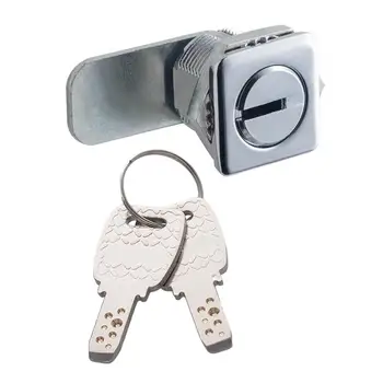 cam Lock 1-10 mm Vrata Debeline Cinkove Zlitine z 2 Tipke Polje Datoteke Kabinet Ključavnice za Vozila Coffer Datoteke Predal Omare Salon