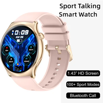 za Xiaomi Mi 12S Pro Vivo Y30G Bluetooth Klic Šport Srčnega utripa 1.43 Palčni Zaslon Smartwatch Prilagodite Ozadje Ure