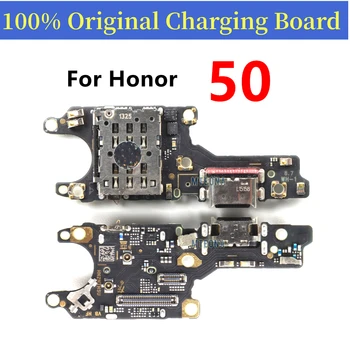 100% Prvotne USB Priključek za Polnilnik za Polnjenje Vrata Za Huawei Honor 50 Dock Polnjenje Odbor Flex Kabel