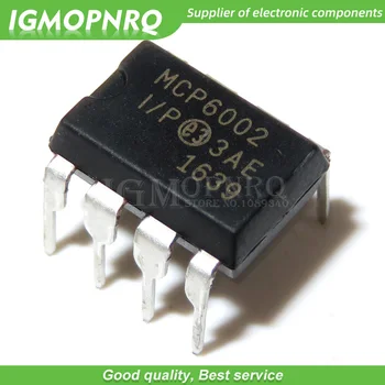 10pcs/veliko MCP6002 MCP6002-I/P 1.8 V 1MHz DIP8 dvojno operacijski ojačevalnik 100% novo izvirno zagotavljanje kakovosti