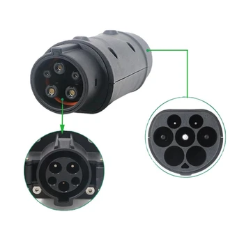 16A 32A Tip 2 Tip 1 EV Polnjenje Pretvornik IEC 62196-2 Vtičnico Za J1772 Plug Adapter