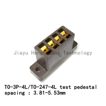 1PCS/Veliko TO3P-4L TO247-4 pozlačeno Visoke temperature in Staranja Blok Tranzistor z vtičnico ušesa 4.65 mm igrišču