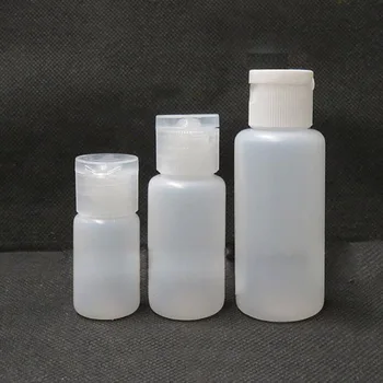50PCS 10/20/30ML Prazno Plastično Vzorca PE Flip Skp Steklenico Tehtnica Tekoča Ličila Posode Storoage Steklenico