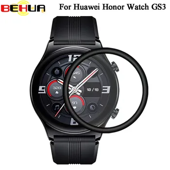 BEHUA Screen Protector Film Za Huawei Honor Watch GS3 Smartwatch 3D Ukrivljen Kritje Mehko Zaščitno folijo (Ni Stekla) Dodatki