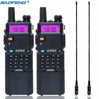 Baofeng UV-5R Ham Radio Ročni - Nadgrajeno od Baofeng UV-5R Dual Band dvosmerni Radijski Walkie Talkies z 3800mAh Baterije