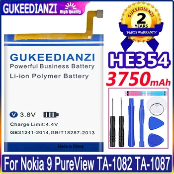 GUKEEDIANZI HE354 3750mAh Baterija Za Nokia 9 Nokia9 tehnologijo pureview Litij-Polimer Baterij + Progi ŠT.