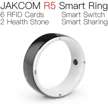 JAKCOM R5 Smart Obroča, Novejše kot za enkratno uporabo nfc tag kovinski vizitko kvadratnih črna garancija za varstvo nalepke obroč em4100