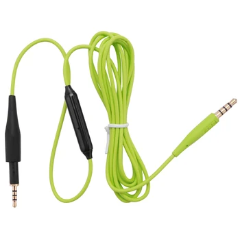Nadomestni Kabel, Audio Kabel z Mikrofonom kontrolnika za Glasnost za AKG K430 K450 K451 K452 Q460 K480 JBL J55 J88 Slušalke Zelene