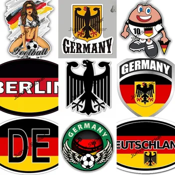 Nemčija Deutschland Zastava Avto Odbijača Nalepke Grb Nemčiji Ščit Orel Nalepke nemškega Kodo Države Zastave D DE DDR Decals