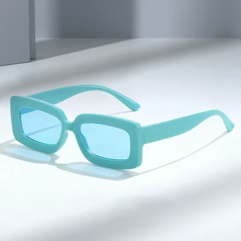 Nove Sladkarije Barvni Kvadratek sončna Očala Evropi in Združenih državah amerike Modni Stil Majhen Okvir Očal na Prostem zaščito pred soncem, sončna Očala