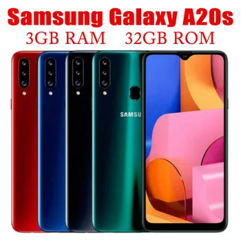 Original Odklenjena Samsung Galaxy A20s A207FD A207M RAM 3GB ROM 32GB Jedro Octa 6.5