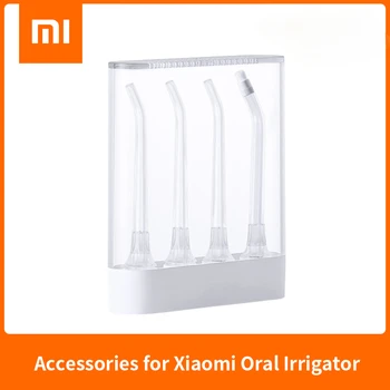 Original XIAOMI MIJIA Ustni Irrigator Dodatki za Prenosne Električne Zob Izpiranje Naprave Šoba Pribor 4pcs Set