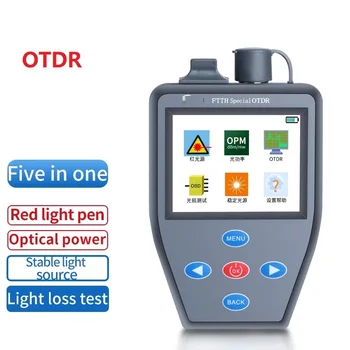 Portugalski FTTH OTDR Ročni Mini Optični Merilnik Moči +Optični Vir Svetlobe + VFL Večfunkcijsko Lahko Preizkusite Aktivnih Vlaken OTDR