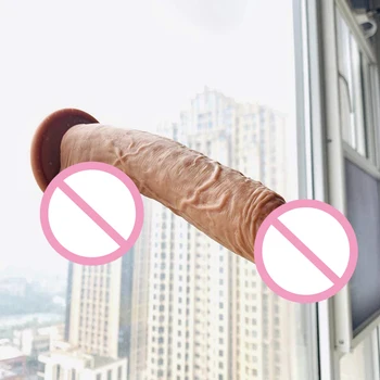 Pralni Sex Shop Realističen Dildo Sex Igrače za G Spot Analni Velik Penis priseska Adult Sex Igrača za Žensko Samozadovoljevanje 18