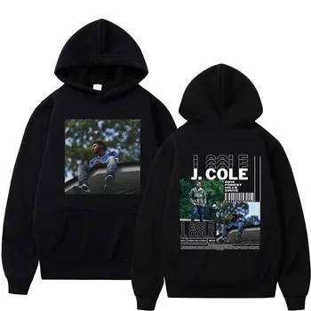 Rapper J. Cole 2014 Forest Hills Drive Tiskanja Hoodie Hop Harajuku Moški Ženske Svoboden Hoody Majica Fashion Ulične Hoodies