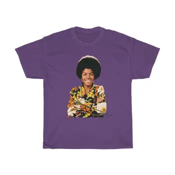 Retro Mladi Michael Jackson Pet Tee - 70-ih MJ Jackson 5 T-Shirt Kratek Rokav