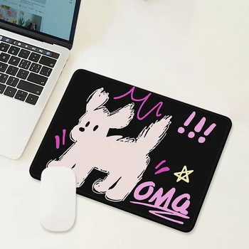 Risanke Mačka Pes Zgosti Mouse Pad Gaming Tipkovnica Miška Mat Za Laptop Notebook Igralec Pad Anti-slip Gumo Desk Blazine