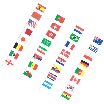 Ročni Nacionalno Zastavo Palico Mednarodni Svet Država Zastave Transparenti za Bar Stranka Dekor Strani zastavico države