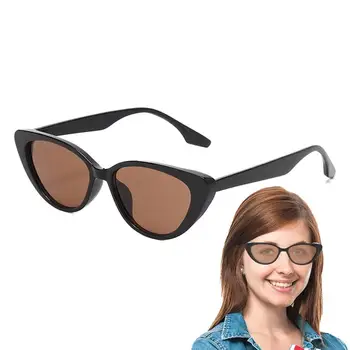 Seksi Mačka Oči Trikotnik sončna Očala Retro Ženska Očala Anti-UV sončne Očala Polarizirana Ulične Trendi Moda za Ženske Glasse