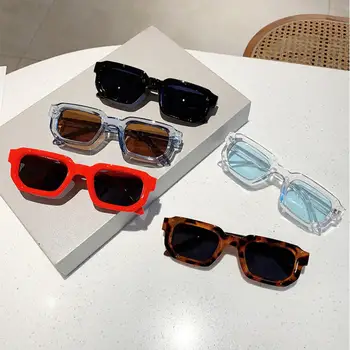 Vintage Pravokotnik Okvir sončna Očala Ženske Moški Modni Retro Sladkarije Barvne sončna Očala blagovne Znamke Design UV400 Odtenki Očala Očala