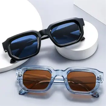Vintage Pravokotnik sončna Očala Moda Kvadratnih Sladkarije Barvnih Odtenkih Očala Trendy Retro Ženske blagovne Znamke Design UV400 sončna Očala