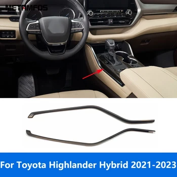 Za Toyota Highlander 2021 2022 2023 Hibridni Les Breskev Prestavna Polju Naslovnica Stripa Modeliranje Trim Nalepke, Dodatki Avto Styling